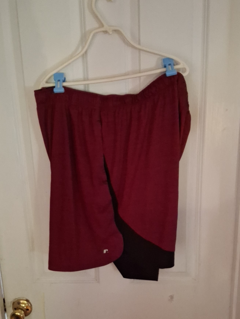 Russell Athletic Maroon Skort with Black Inner Shorts